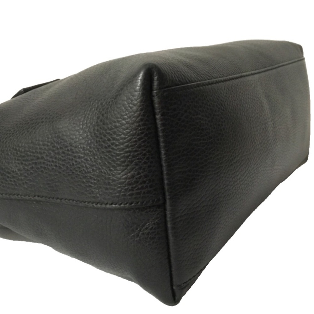 Authentic Gucci Black Leather Convertible Bag with COA - Picture 7 of 15